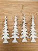 CONFEZIONE 5 ALBERI SHABBY 15 CM