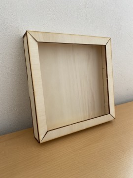 BACHECA IN LEGNO DA COSTRUIRE 22x22 cm