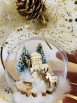 Kit porta sfera albero con sfera decorata