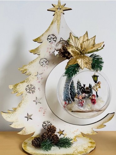 KIT ALBERO PORTSFERE  40 CM CON MINIATURE