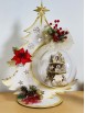 kit porta sfera albero 52 cm e sfera a 3 piani