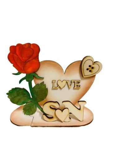 kit Rosa con Cuore