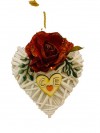 Kit con Cuore in vimini 15 cm