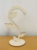 PORTA UOVA-SFERE-OGGETTI  CON  FOGLIE 30 CM