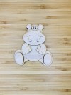 IPPOPOTAMO 10 CM 3D