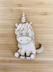 UNICORNO SEDUTO 10 CM 3D