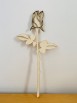 Rosa chiusa in 3d 35 cm