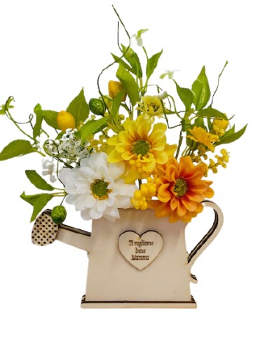ANNAFFIATOIO 3D CON FIORI 23x13.5 cm