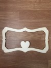 TARGHETTA CUORE 30x16.5cm sp.4mm