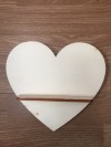 CUORE CON MENSOLA 21x19cm sp.4mm
