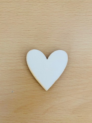 Cuore legno 5 cm spessore 4 mm