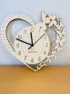 OROLOGIO REGALO MAESTRE CUORE FARFALLE 30x28 cm