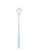 LAMPIONE  CON CANDELA 15 CM 4 MM