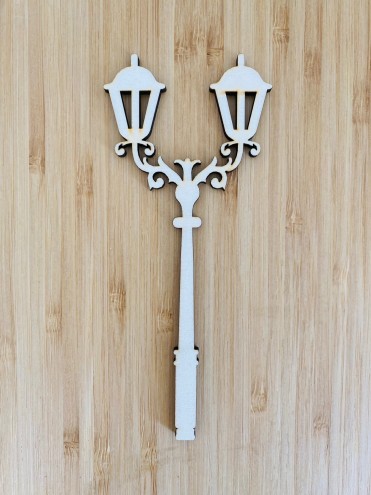 LAMPIONE DOPPIO 15 CM 4 MM