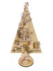 KIT ALBERO CON MENSOLE E PRESEPE 30 CM
