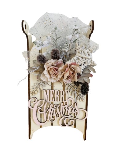 KIT SLITTA MERRY CHRISTMAS 43 CM 6 MM