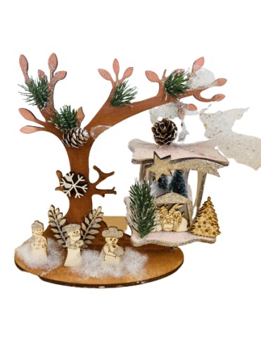 KIT SLITTA MERRY CHRISTMAS 43 CM 6 MM