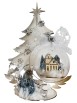 Kit porta sfera albero 52 cm con sfera da 20 cm e paesaggio