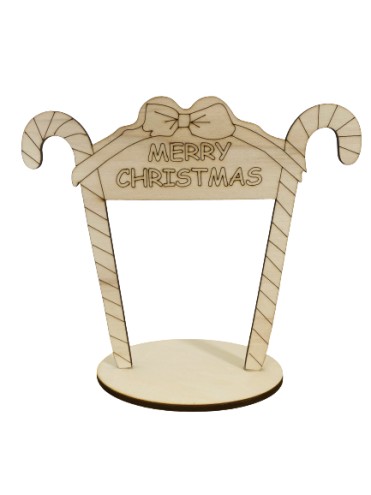 PORTA MERRY CHRISTMAS 22 CM 4 MM