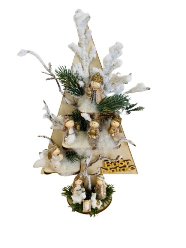 KIT PRESEPE SU ALBERO CON MENSOLE