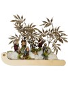 KIT PRESEPE  11 CM SU SLITTA 36 CM