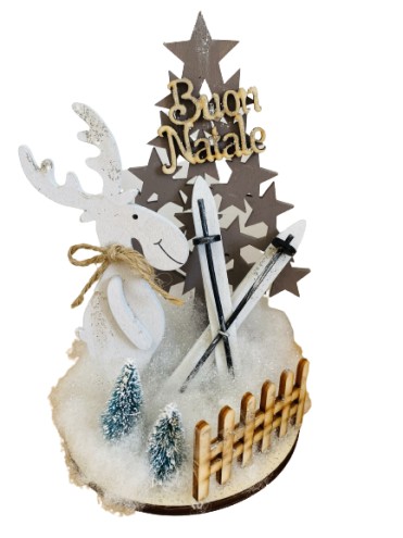 KIT RENNA BIANCA CON ALBERO STELLE