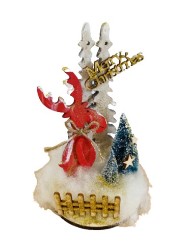 KIT RENNA BIANCA CON ALBERO STELLE