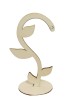 PORTA UOVA-SFERE-OGGETTI  CON  FOGLIE 30 CM