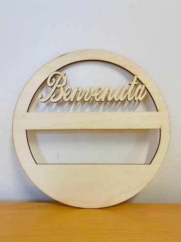 CERCHIO BENVENUTA 30 CM 4MM