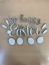 SCRITTA HAPPY EASTER CON UOVA 6 MM