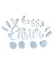 SCRITTA HAPPY EASTER CON UOVA 6 MM