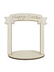 PORTA HAPPY EASTER 22 CM CON BASE 4 MM