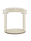 PORTA HAPPY EASTER 22 CM CON BASE 4 MM
