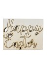 SCRITTA HAPPY EASTER IN CORSIVO 15 CM 6 MM