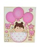 BAMBINA CON MONGOLFIERA 35 CM 3D 6 MM