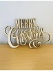 Scritta Merry Christmas 21 cm