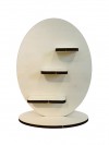 Uovo con base e mensole  28 cm 6 mm