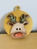 Sfera Pallina Renna  natale 3D