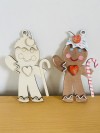 Ginger Bread  3D 15 cm con ciliegia
