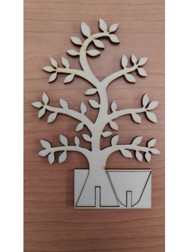 Albero Foglie con incastro 15cm