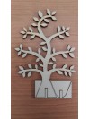Albero Foglie con incastro 15x10 sp.4mm