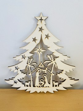 PRESEPE con Albero sp.6mm