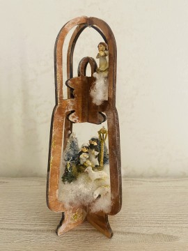 Lanterna legno 2 misure