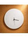 Base orologio con meccanismo mdf bianca