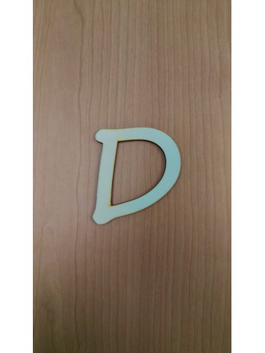 LETTERA D Grande 10cm Sp6mm