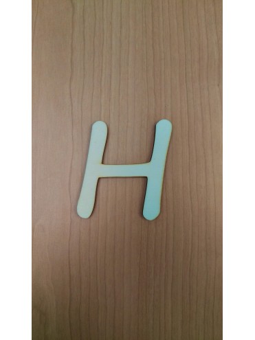 LETTERA H Grande 10cm