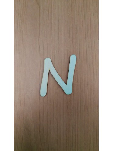 LETTERA N Grande 10cm
