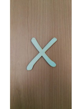 LETTERA X Grande 10cm