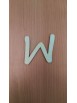 LETTERA W Grande 10cm