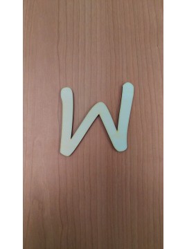 LETTERA W Grande 10cm